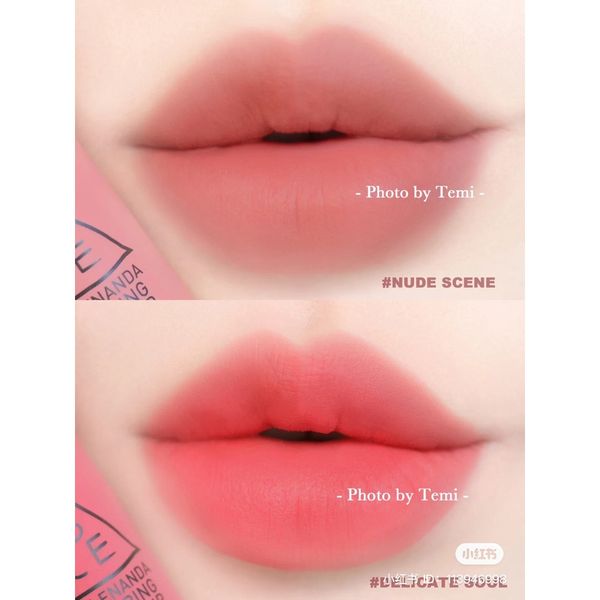 Son Kem Lì 3CE Blurring Liquid Lip 5.5g [Pull Off- So Over- Nude Scene- Bearberry]