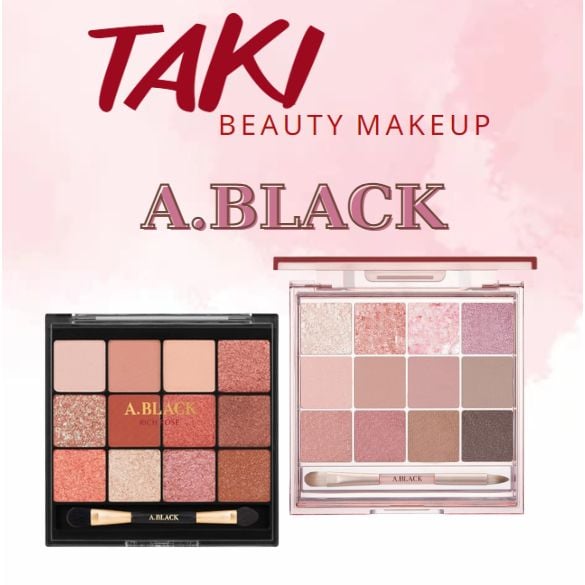 Bảng Phấn Mắt 12 Màu A.Black Glam Change Multi Palette 14.4g