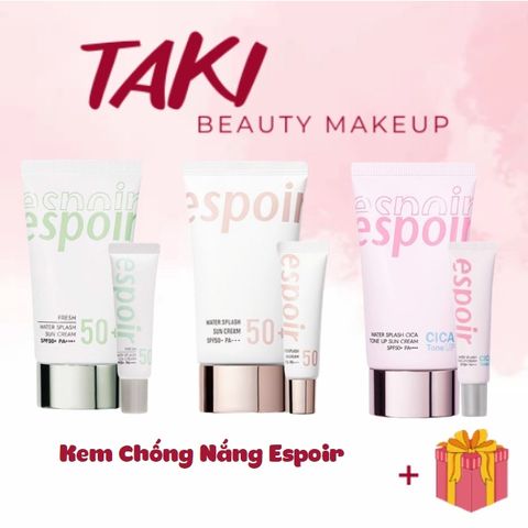 [MUA 1 TẶNG 1] Kem Chống Nắng Espoir Water Splash Sun Cream - Fresh - Cica Tone Up SPF50+/PA++++ [Xanh - Hồng]