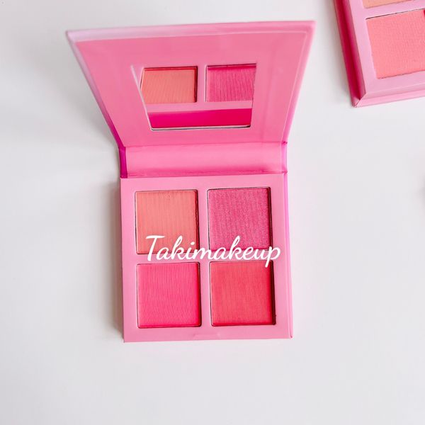 Bảng Phấn Má 4 Ô Revolution Blush Palette Makeup Obsession [Strawberry Dreams- Sweet Like A Peach-  Pink Rosé]