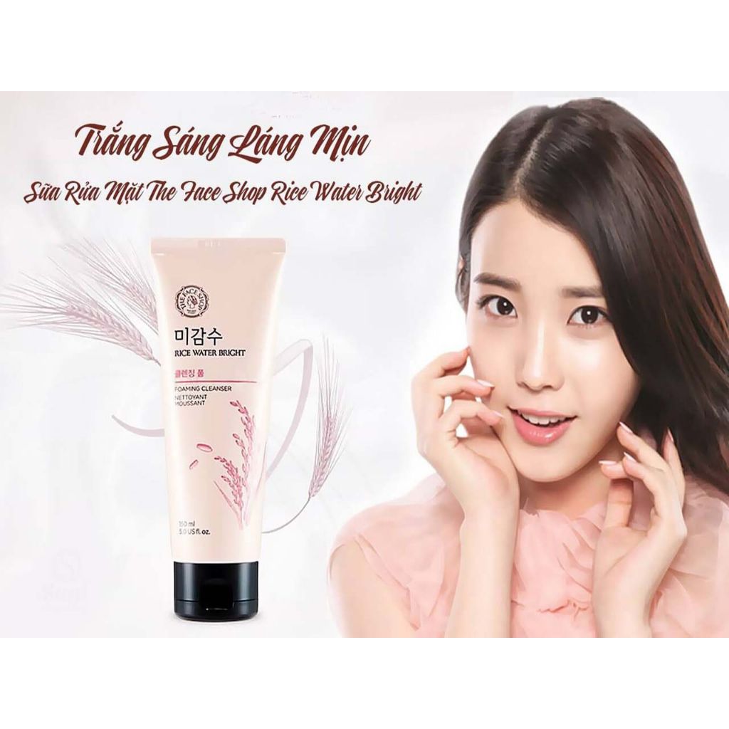 Cách sử dụng sữa rửa mặt gạo The Face Shop đúng cách