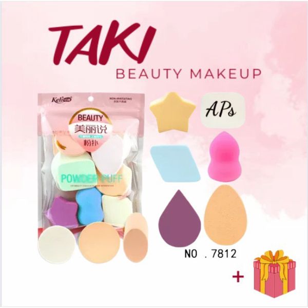 Full Túi 13 Bông Mút Trang Điểm Kem Nền Phấn Phủ KELI Puff Sena Beauty