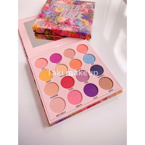 Bảng Phấn Mắt Revolution Makeup Obsession Shadow Palette - 16 ô (Flower Haze - Kombucha Kiss)
