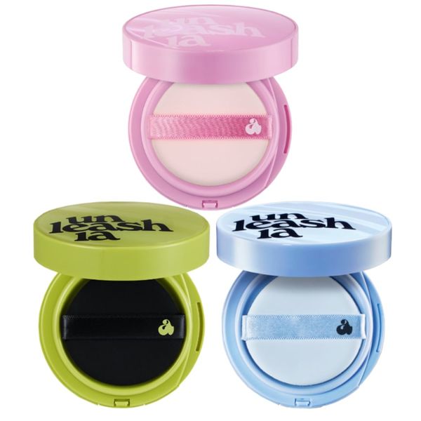 Phấn Nước Cushion Unleashia SPF50+/PA++++ 15g Xanh lá , Xanh Dương , Hồng