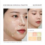 Bảng Che Khuyết Điểm - Triệt Sắc 5 ô Clio Founwear Concealer Palette