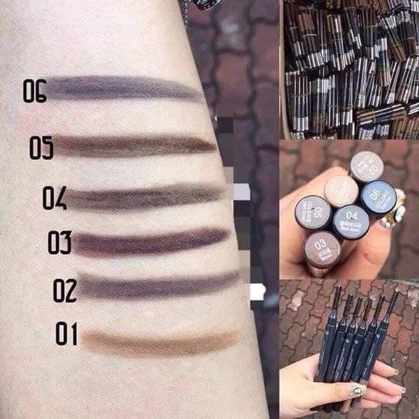 Chì Kẻ Mày 2 Đầu THE FACE SHOP TFS Designing Eyebrow Pencil 0.3g [02- 03- 04- 05- 06]