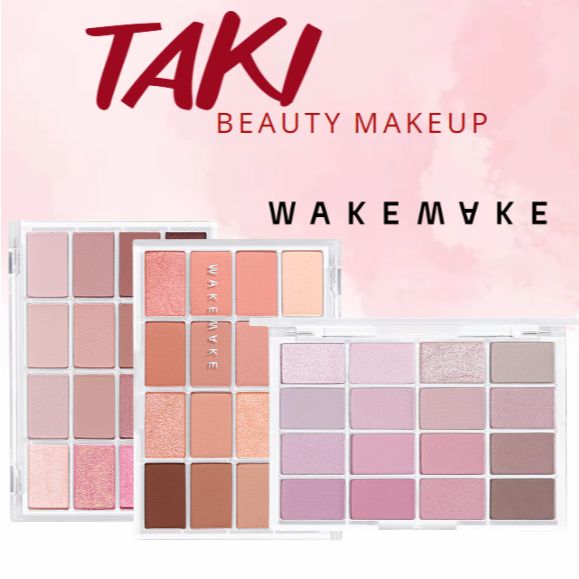 Bảng Mắt WakeMake Soft Blurring 16 Ô 14g