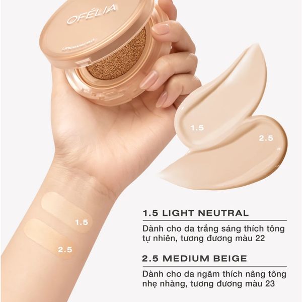 Phấn Nước Ofélia Uncovered Longwear Cushion Ofelia