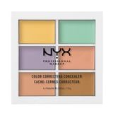 Bảng Tạo Khối, Che Khuyết Điểm 6 Ô NYX Conceal, Correct, Contour Palette 1.5g
