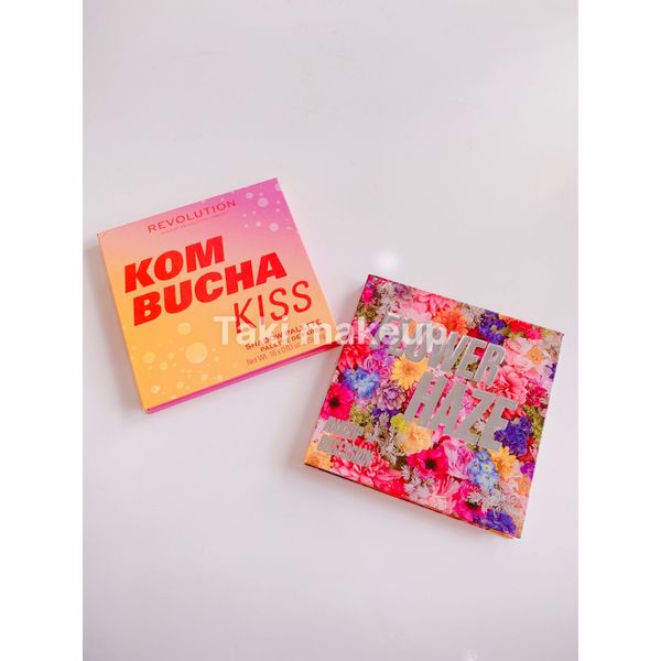 Bảng Phấn Mắt Revolution Makeup Obsession Shadow Palette - 16 ô (Flower Haze - Kombucha Kiss)
