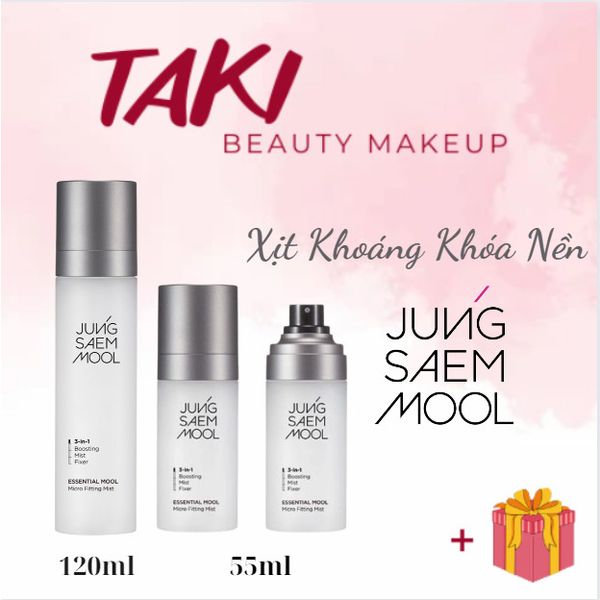 Xịt Khoáng Khoá Nền Make Up Jung Saem Mool JSM Micro Fitting Mist 120ml +55ml