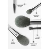  [MỚI] Bộ Cọ 3ce Essential Brush Kit (Bộ 5 Cây) + Túi Đen 