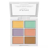 Bảng Tạo Khối, Che Khuyết Điểm 6 Ô NYX Conceal, Correct, Contour Palette 1.5g