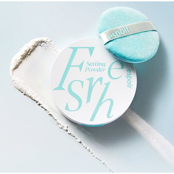 Phấn Phủ Kiềm Dầu Espoir Fresh Setting Powder Chữ Xanh (Mẫu Mới)