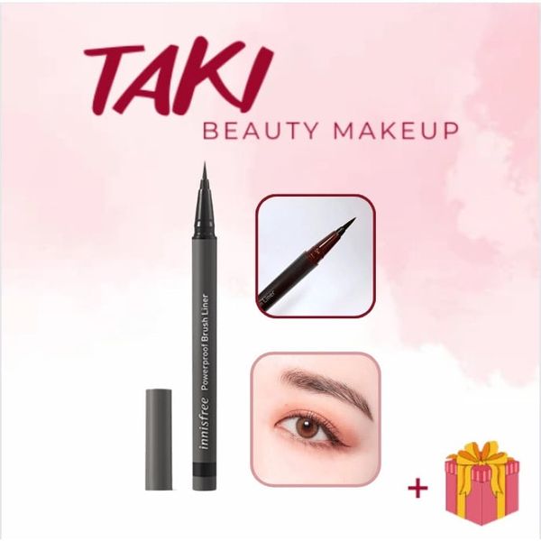 Bút Kẻ Mắt Không Thấm Nước Innisfree Powerproof Pen Liner 01- Black