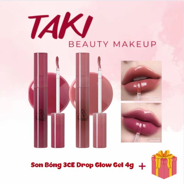 Son Kem Bóng 3CE Drop Glow Gel