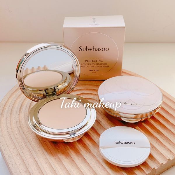 Phấn Phủ Nén Sulwhasoo Perfecting Powder Foundation 11g Dưỡng Trắng Chống Lão Hóa, Cho Làn Da Căng Mịn