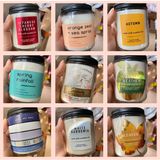 [Đủ Mùi] Sáp Nến Thơm 198G + Tinh Dầu Thơm 24ml Thư Giãn Bath & Body Works BBW [Lavender,Lemon,Rosemary,Cookie]