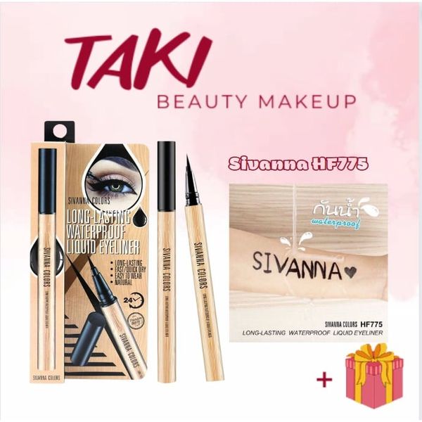 Kẻ Mắt Nước Sivanna Color Long Lasting Waterproof Liquid Eyeliner HF775 HF 775