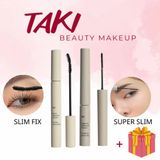  Mascara 3ce Slim Fix + Super Slim Waterproof Mascara Black- Xám 