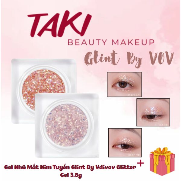 Gel Nhũ Mắt Kim Tuyến Lấp Lánh Glint 3.8g