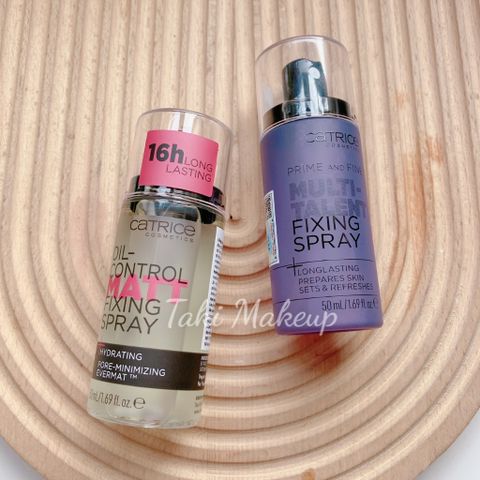 Xịt Khóa Nền Catrice Long Lasting Prime & Fine + Oil- Control Fixing Spray 50ml