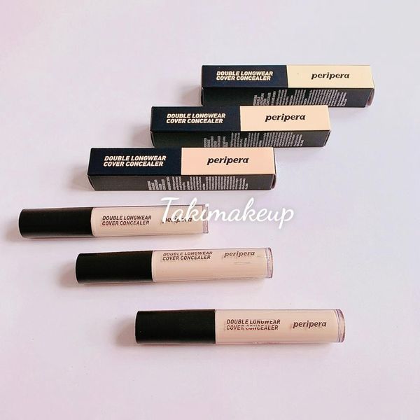 Kem Che Khuyết Điểm Ink Peripera Double Longwwear Cover Concealar 5.5g Peripera