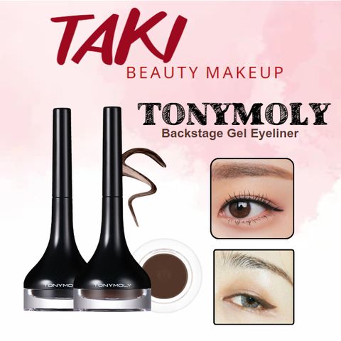 Kẻ Mắt Dạng Gel Cho Đôi Mắt Sắc Sảo TonyMoly Backstage Gel Eyeliner 4g
