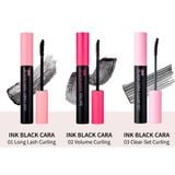  Chuốt Mi Mascara Peripera Ink Black Cara  Làm Cong Mi Tự Nhiên[01- 02- 03 - 04] 