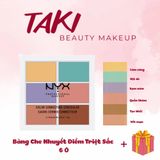  Bảng Tạo Khối, Che Khuyết Điểm 6 Ô NYX Conceal, Correct, Contour Palette 1.5g 
