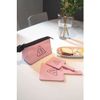 Túi Đựng Mỹ Phẩm 3CE Pink Rumour Tiện Dụng [20x14x11cm- 18x11.5x9cm]