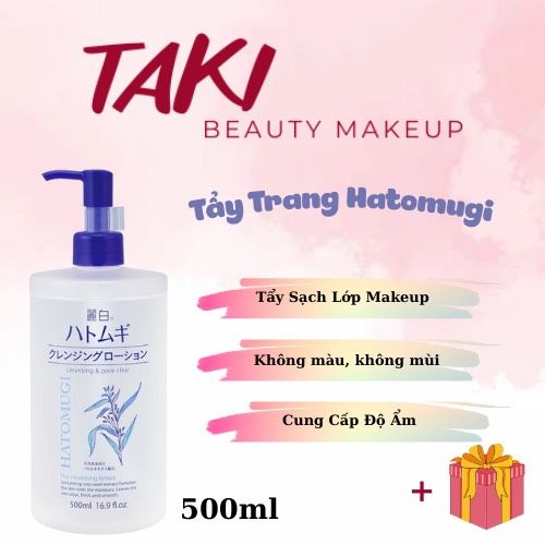Nước Tẩy Trang Hatomugi Chiết Xuất Hạt Ý Dĩ 500ml