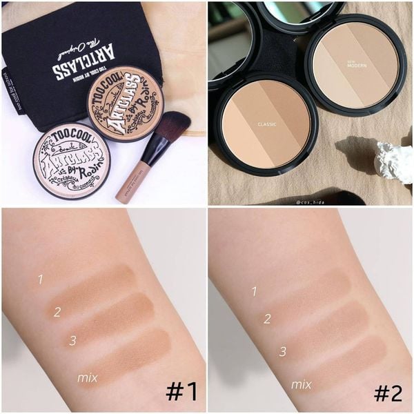 Phấn Tạo Khối + Má Hồng + Bắt Sáng Highlight Too Cool For School Art Class By Rodin [01 Classic- 02 Modern]