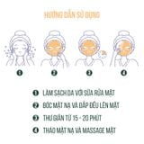  Mặt Nạ Miếng Làm Dịu, Phục Hồi Dành Cho Da Dầu Mụn Caryophy Portulaca Mask Sheet 