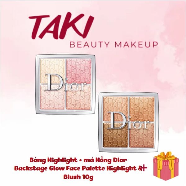 Bảng Highlight và Má Hồng Dior Backstage Glow Face Pellete