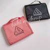 Túi Đựng Mỹ Phẩm + Cọ Đa Năng 3ce Wash Bag Small Pink Beige Black Đen- Hồng (26x17x7cm- 19.5x15x 5.5cm)