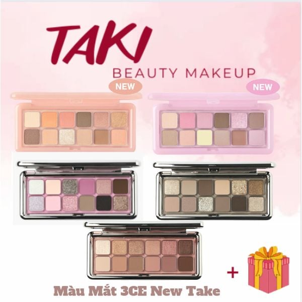 Màu Mắt 12 Ô 3ce New Take Eyeshadow Palette ( #Quiet Brown )