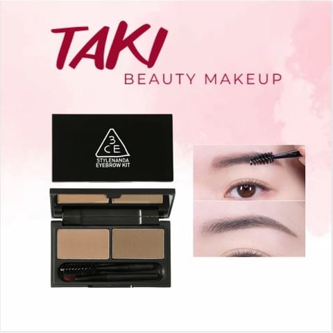 Bột Tán Mày 3CE Concept EyeBrow Kit Định Hình Lông Mày Tự Nhiên