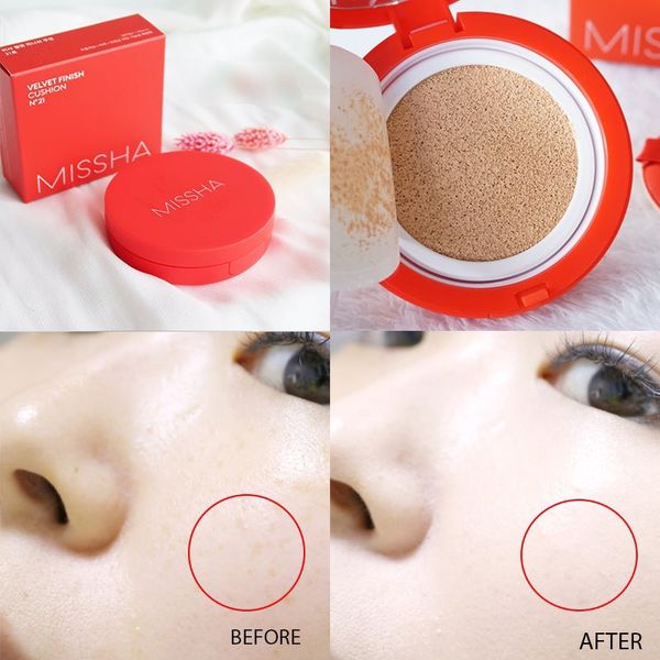 Phấn Nước Missha Velvet Finish Cushion 15g (Hộp Đỏ)