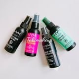  Xịt Khóa Nền Giữ Make Up Lâu Trôi Nyx Matte Finish Setting Spray Matte 60ml [Hồng- Xanh- Đen] 