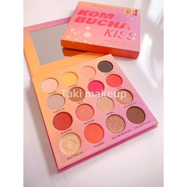 Bảng Phấn Mắt Revolution Makeup Obsession Shadow Palette - 16 ô (Flower Haze - Kombucha Kiss)