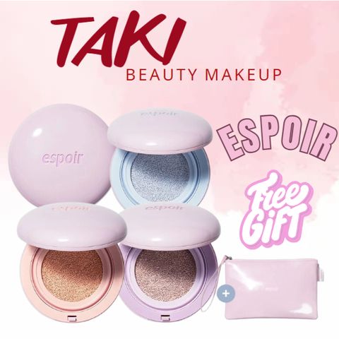 (TẶNG KÈM VÍ) Phấn Nước Chống Nắng Nâng Tone Espoir Dewlike Jello Tone Up Cushion SPF50+ PA+++ 15g