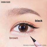 [THÁI LAN] Bút Kẻ Mắt Nước Sivanna Colors Precision Strawberry Eyeliner HF9008 HF 9008- Black
