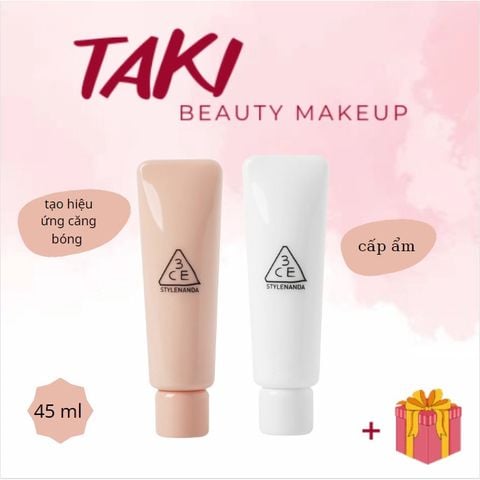 Kem Lót 3CE Glow Beam 45ml + Tone Up Tint 40ml