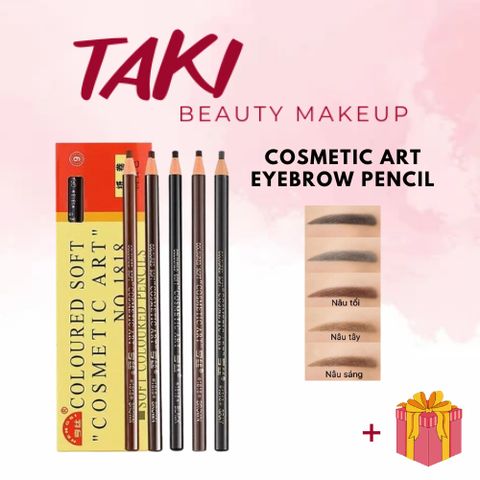 Chì Xé Kẻ Chân Mày Cao Cấp Chống Trôi, Chống Thấm Cosmetic Art Eyebrow Pencil