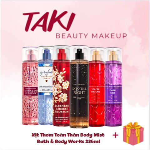 Xịt Thơm Toàn Thân Body Mist Bath & Body Works 236ml