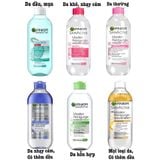 Nước Tẩy Trang Garnier Skinactive 400ml- Nhiều Màu (Pháp)