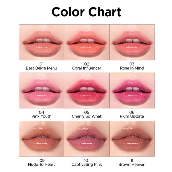 Son Kem Tint Peripera Ink Mood Glowy Tint - Đủ Màu (#29)