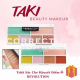  Triệt Sắc Che Khuyết Điểm Và Tạo Khối 6 Ô Revolution Colour Corrector Palette 