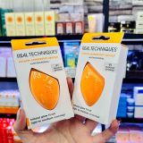 Tổng Hợp Mút Tán Phấn Phủ & Nền Real Techniques Miracle Powder (Set 2 Cái- Cam- Hồng)